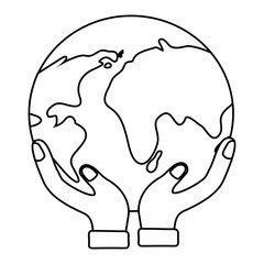 Isolated planet design vector illustration