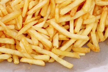 French fries at street food