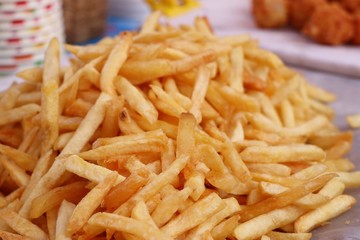 French fries at street food