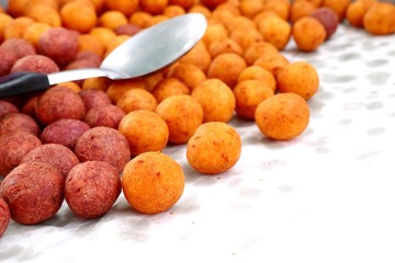 fried sweet potato at street food