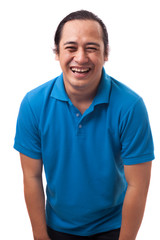 Fototapeta premium Funny Asian Man Laughing