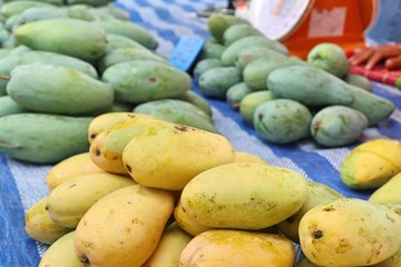 mango fruit at the street food