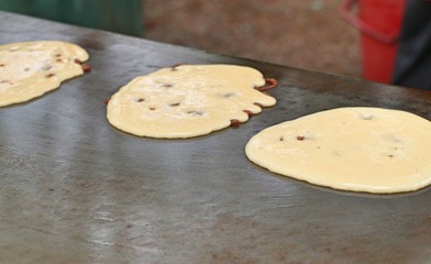 Tasty pancake  at street food