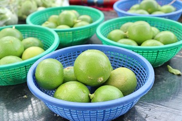 lemons at street food