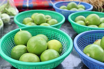 lemons at street food