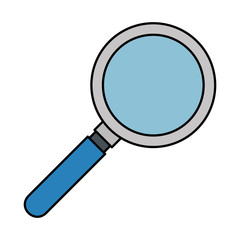 magnifying glass search isolated icon