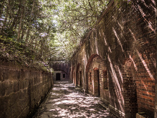 第3砲台跡の全体（友ヶ島）