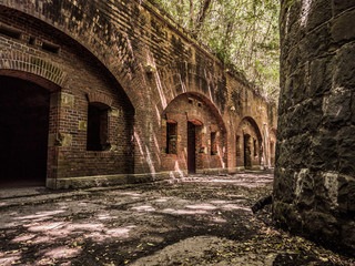 第3砲台跡のローアングル（友ヶ島）