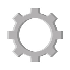 gear machine settings isolated icon