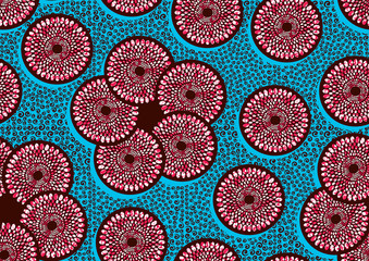 textile fashion, african print fabric, abstract seamless pattern, vector illustration file.