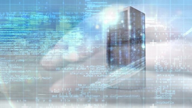 Digital composite of working in an IT environment