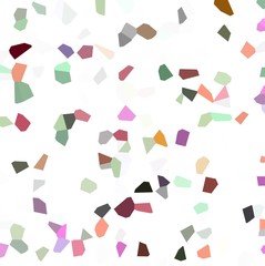 Background of dots in abstract style on white background. Geometric background. red background. Graphic dots art.