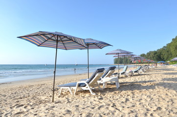 Landscape Nai Yang beach at Phuket Thailand.
