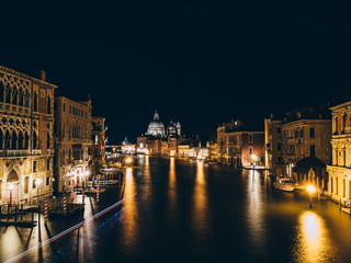 Night view from Ponte dell'Accademia.