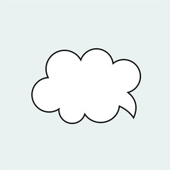 Speech bubble icon