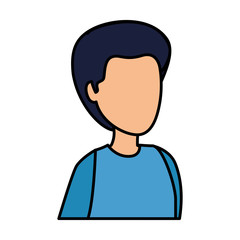 cute young woman avatar character