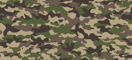 Camouflage background. Seamless pattern.Vector. 迷彩パターン © tabosan