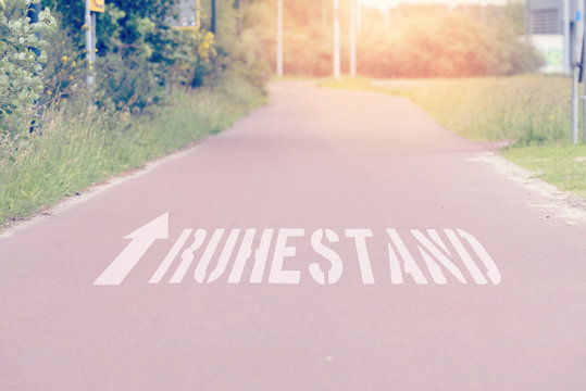 Ein Weg in RIchtung Ruhestand