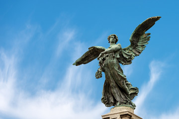 Winged Victory - Ponte Vittorio Emanuele II - Rome Italy