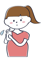 かわいい妊婦 ポニーテール　妊婦の不安やトラブルを検索