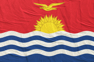 3d rendering of Kiribati flag