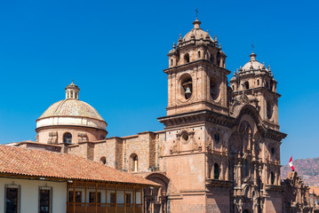 Obraz premium Jesuit Church (church of the Society of Jesus) of Cusco, Peru