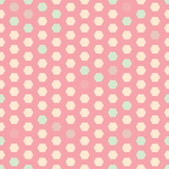 Vector Candy Sweet Abstract inspired by HoneyCombs seamless pattern background.