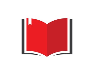 Book Logo Template vector Illustration