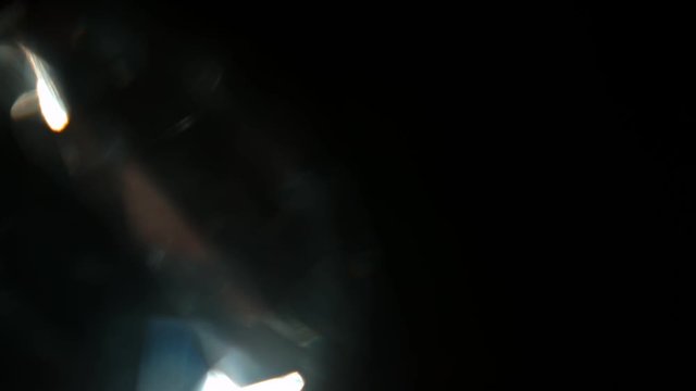 Super Slow Motion Shot of Abstract Bokeh Light Moving at 1000fps.