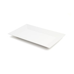 white ceramic square plate tableware