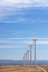 Fototapeta premium Wind energy concept