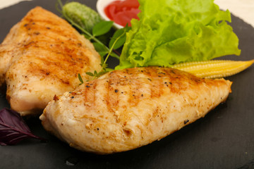 Roasted chicken breast