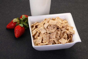 Wheat flakes for breakfast
