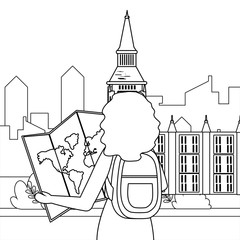 Big ben tower landmark design