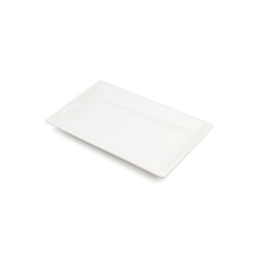 white ceramic square plate tableware