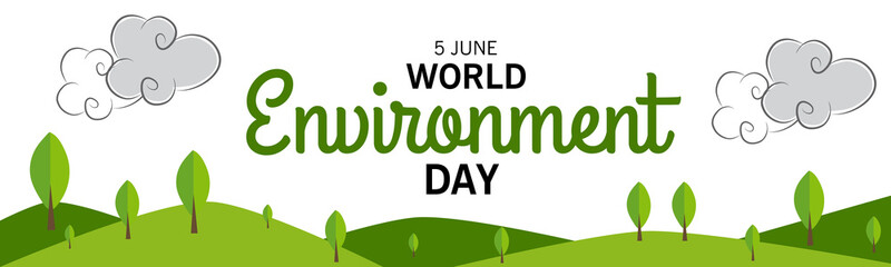 Vector illustration of a Background for World Environment Day.