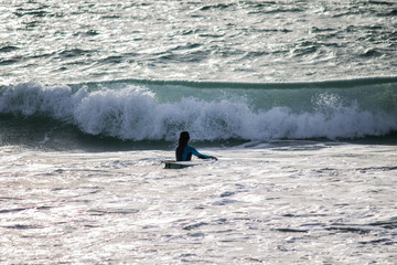 surfer in action