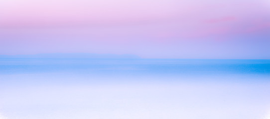 Obraz premium Pink, blue, white landscape abstract background