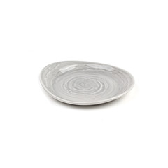 gray plate dish 