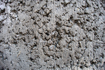 Stone and brick wall background with concrete elements