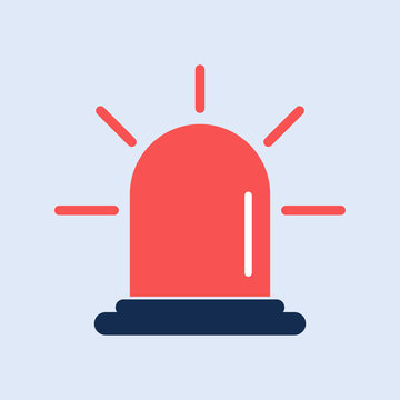 recommend clip art: Siren, fire siren new trendy style isolated icon. Alarm icon website design, app, logo, UI. Vector symbol illustration icon.