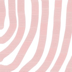 White abstract background with red curly lines. Light geometric pattern for cover, surface, fashion, fabric. Curls, repeat ornaments, stripes. Snake shapes with pink. white 