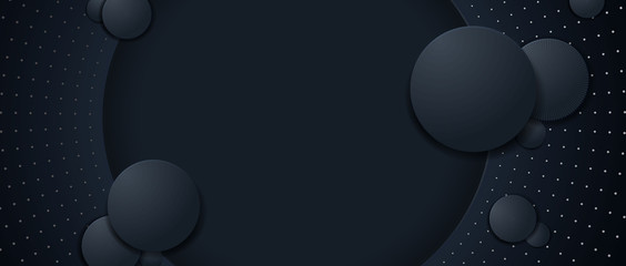 blue three-dimensional balls, wavy circles in the style of realism. Abstract realistic background of circles in motion. realistic background for text with wavy dynamic lines. Topography topography 3d.