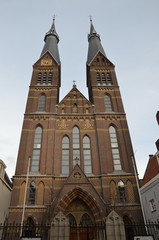 Fototapeta na wymiar Catholic Cathedral in Amsterdam, Holland