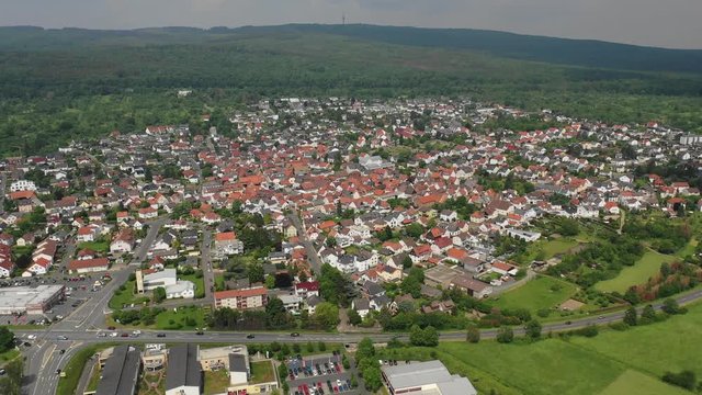 Rosbach vor der H&ouml;he von oben