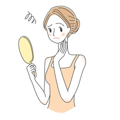 女性　美容　スキンケア　悩み　肌　トラブル