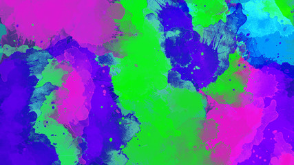 Abstract art watercolor background. Multicolored bright texture. Design for backgrounds,covers and packaging.