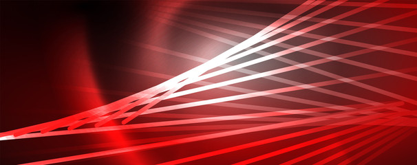 Fototapeta premium Color light with lines, outer space background, bright rays