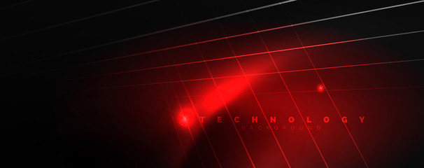 Shiny color neon light with lines, abstract wallpaper, shiny motion, magic space light. Techno abstract background