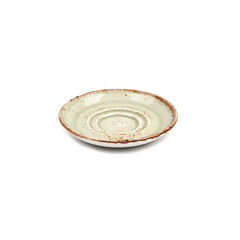 green ceramic plate hand made design